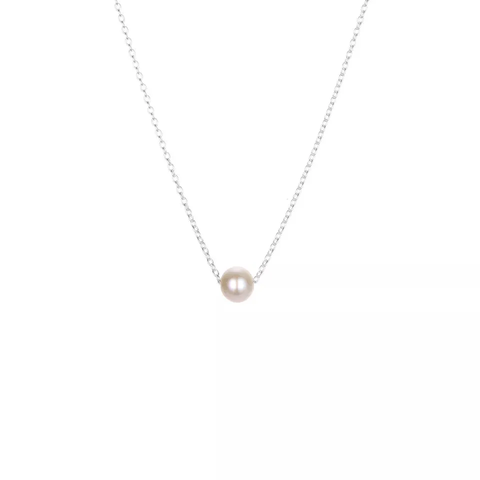 14K Gold-Filled Dainty Pearl Choker Necklace