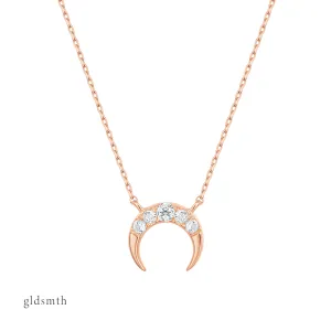 14k Rose Gold Selene Necklace