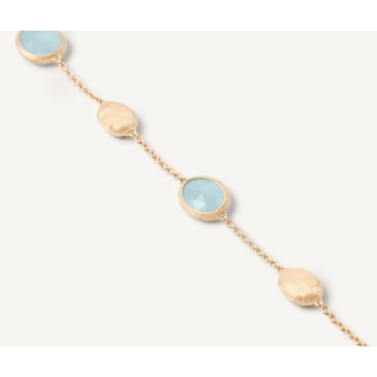 18K Siviglia Gold Bracelet w/Aquamarine - BB1874 AQ01 Y 02
