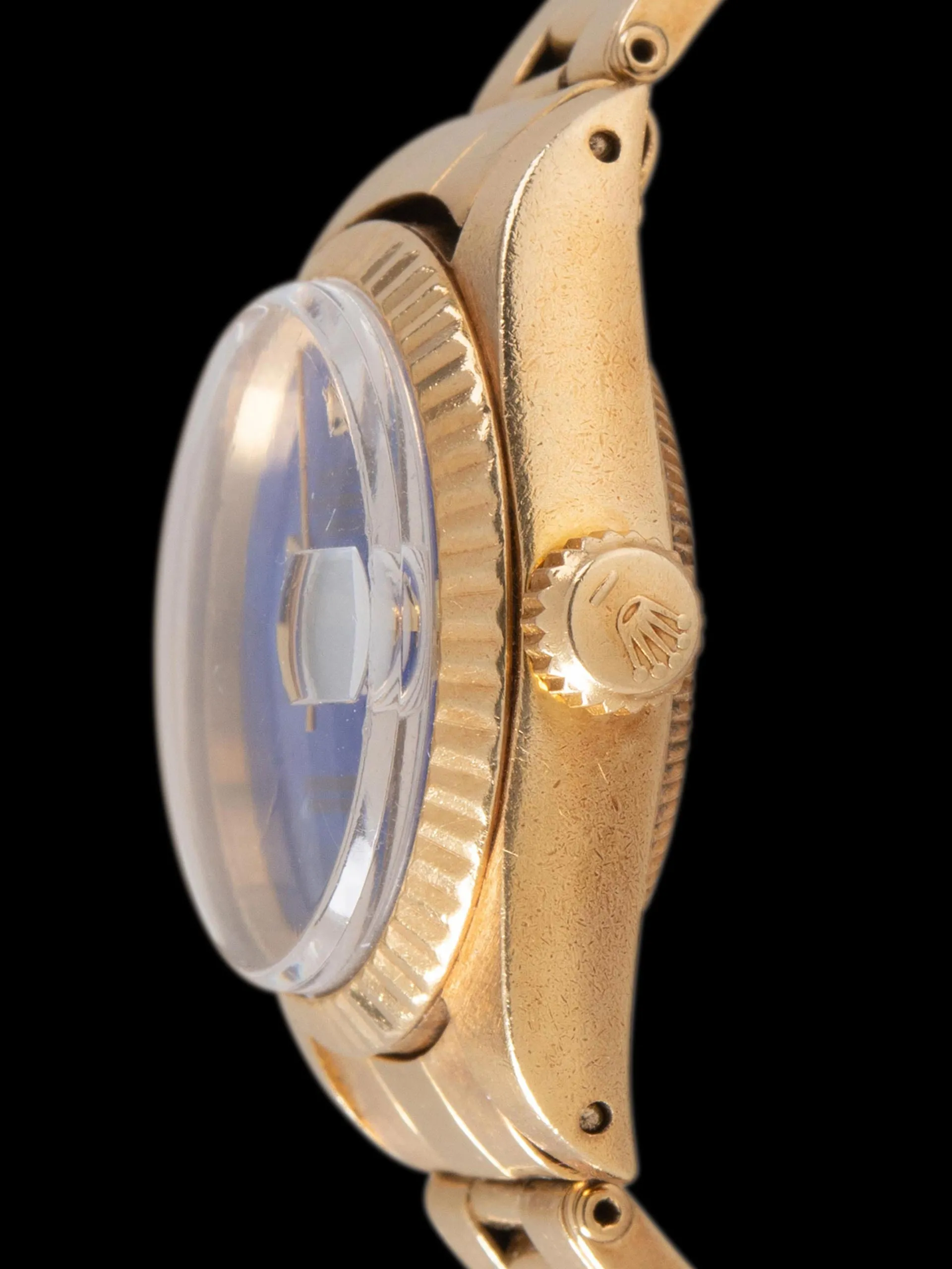 1981 Rolex Ladies Datejust 18K YG (Ref. 6917) Lapis Stone Dial