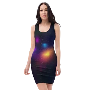 #2c2e6e80 - ALTINO Fitted Dress - Energizer Collection