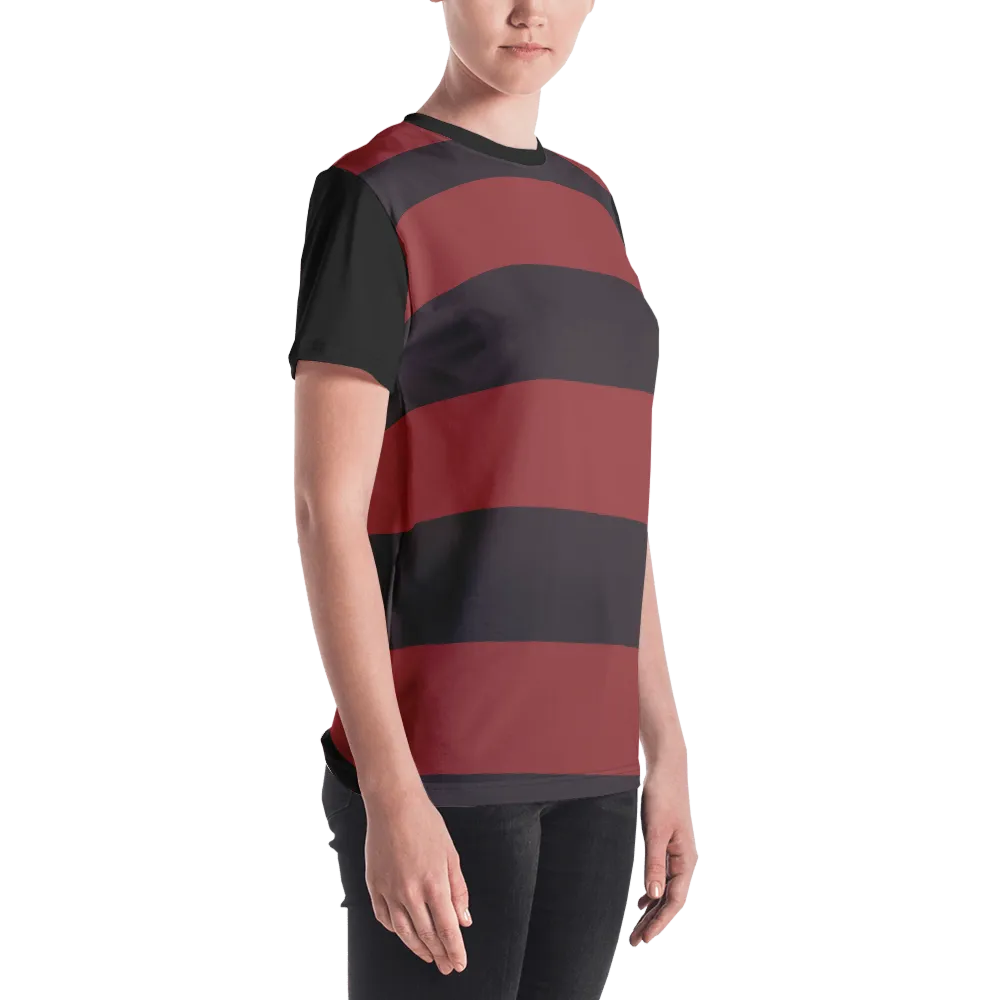 #2c728800 - Plum Cherry Black Chocolate Sorbet - ALTINO Crew Neck T - Shirt