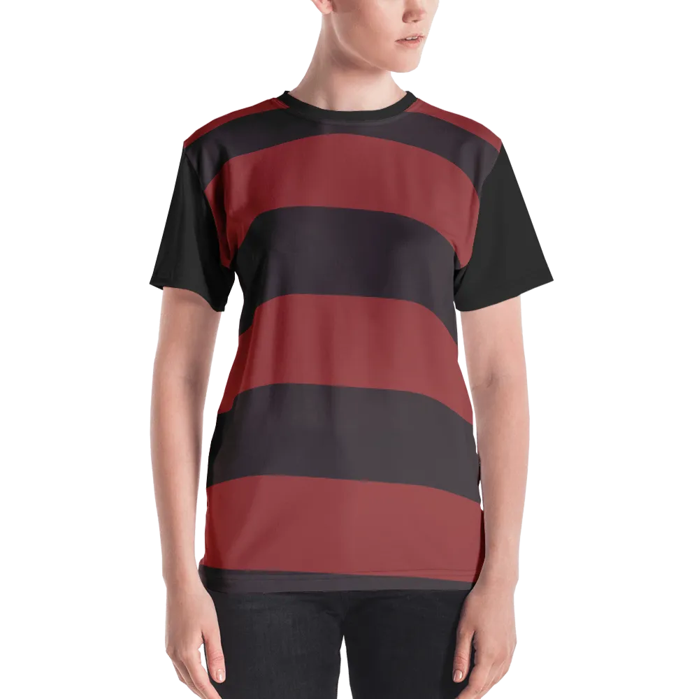#2c728800 - Plum Cherry Black Chocolate Sorbet - ALTINO Crew Neck T - Shirt