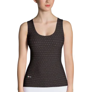 #469fd480 - Black Chocolate Layered Granita - ALTINO Fitted Tank Top - Gelato Collection #469fd480 - Black Chocolate Layered Granita - ALTINO Fitted Tank Top - Gelato Collection