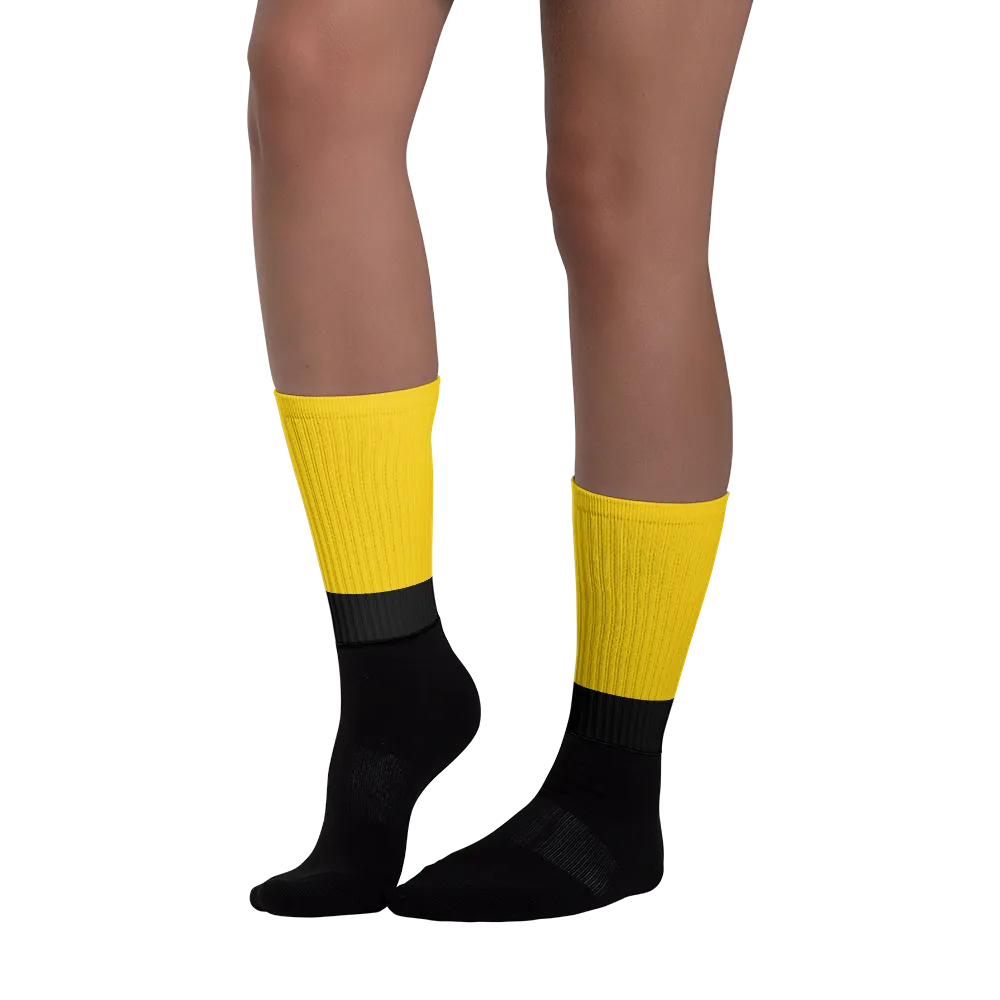 #46c20980 - Mango Black - ALTINO Designer Socks - Summer Never Ends Collection
