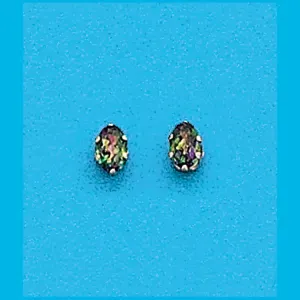 6x4 Oval Mystic Fire Topaz