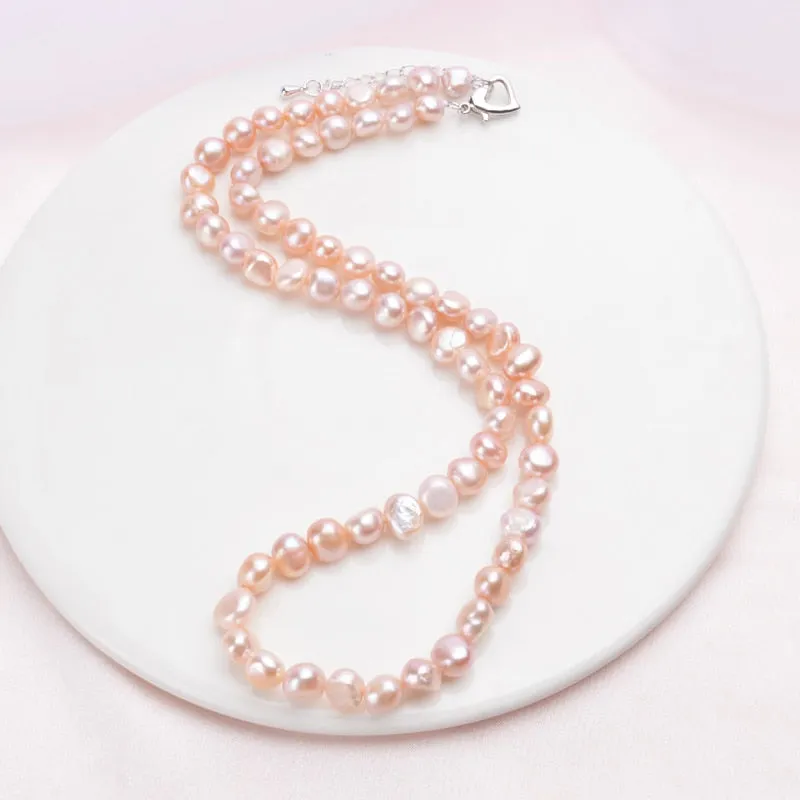 7-8mm Freshwater baroque Pearl Necklace