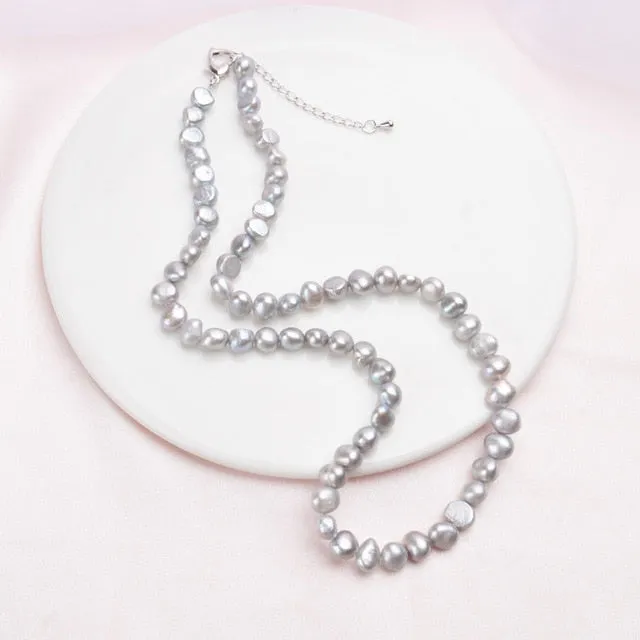 7-8mm Freshwater baroque Pearl Necklace