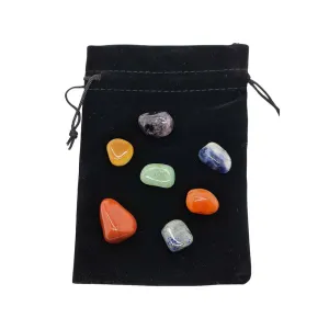 7 Chakra Stone Set with Pouch