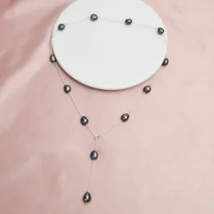 925 Sterling Silver freshwater Pearl Necklace