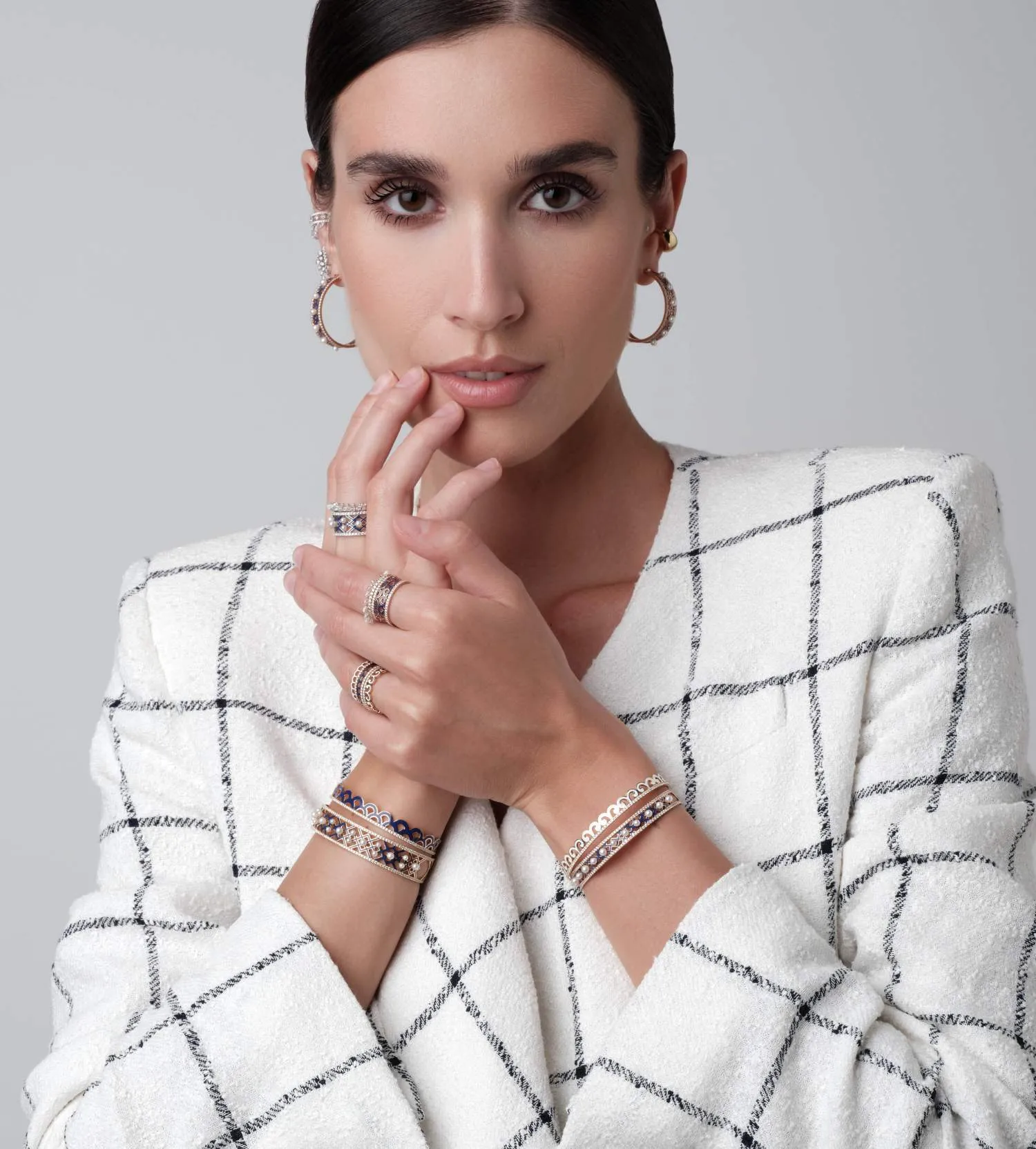 Alma Lapis Duo Dome Bangle
