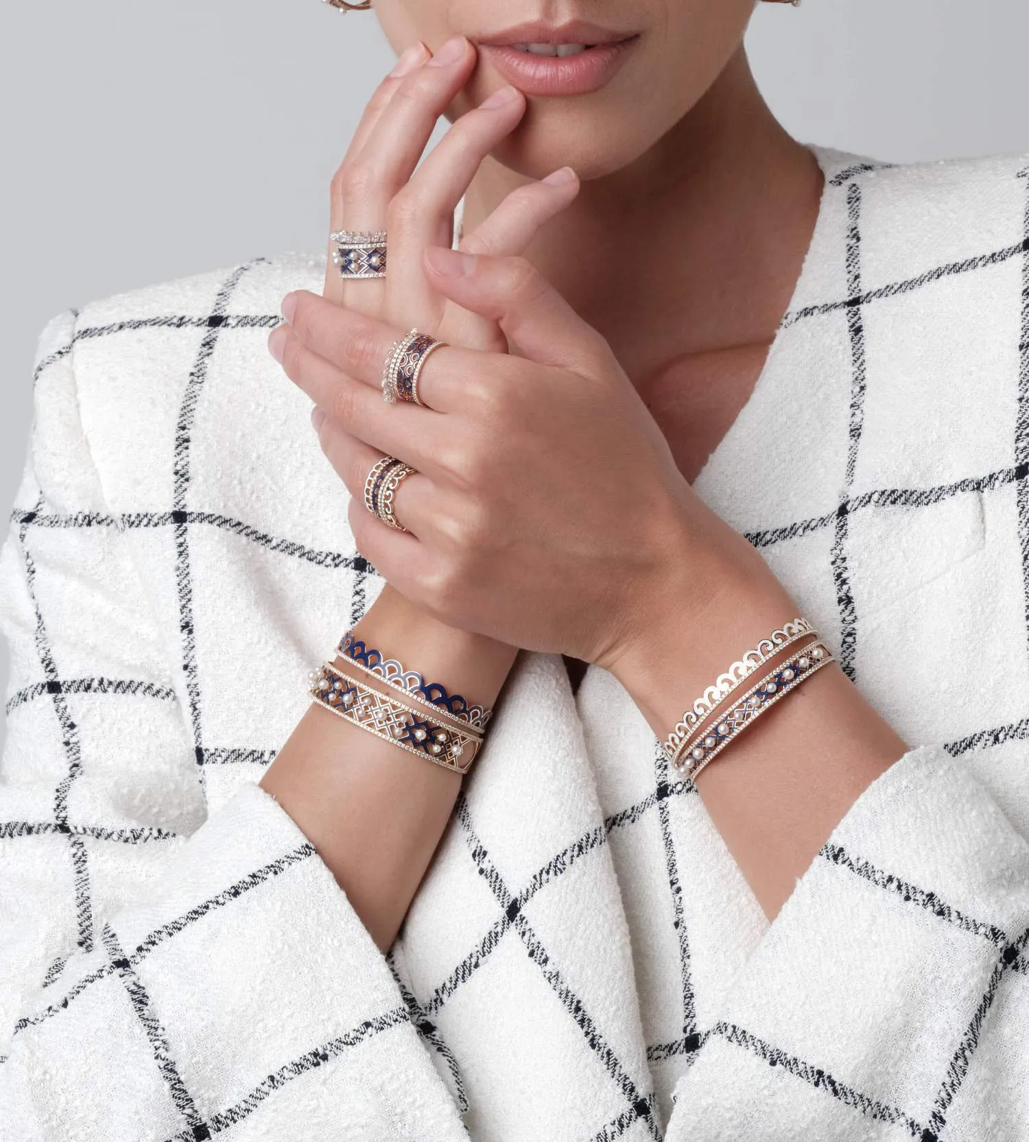 Alma Lapis Duo Dome Bangle