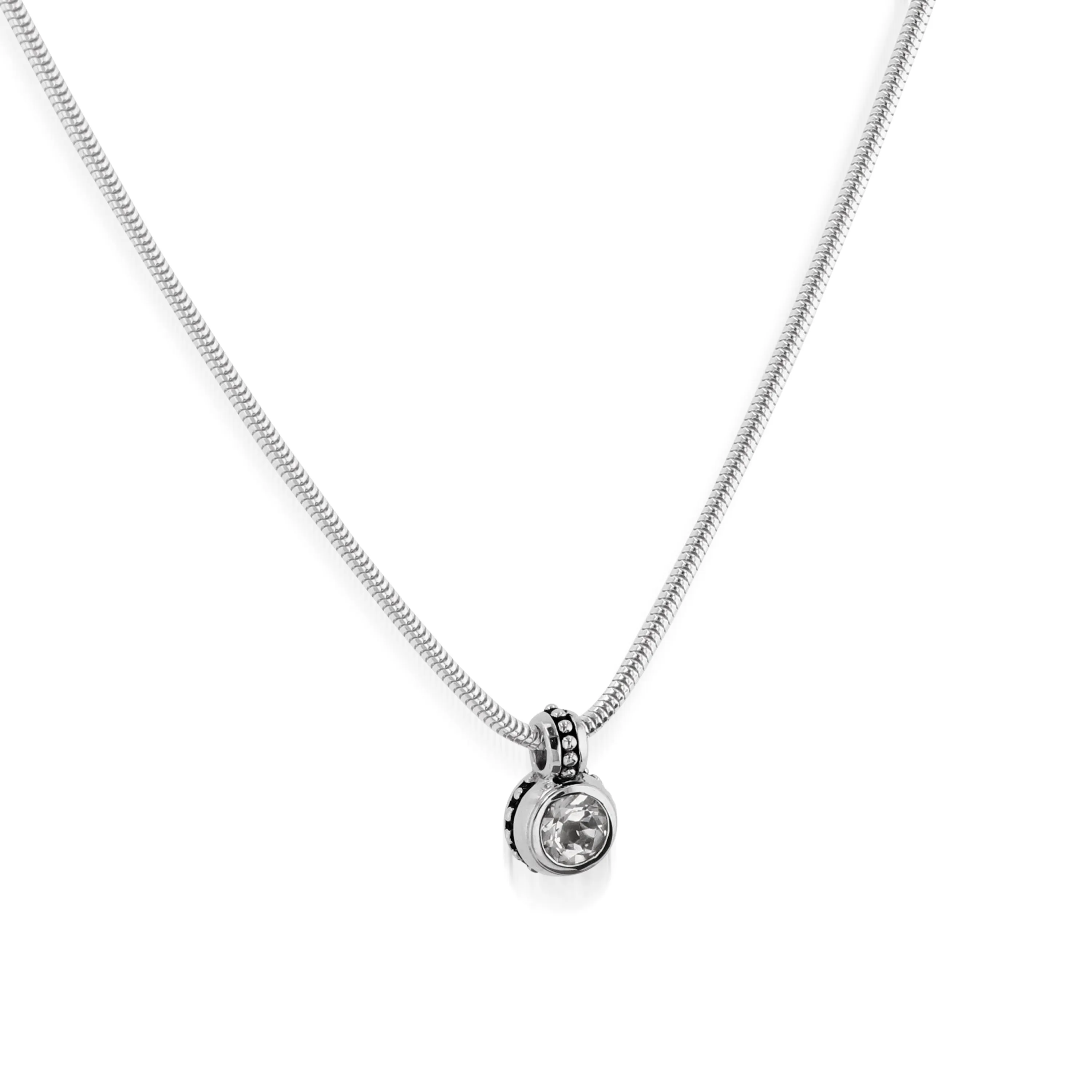 Antigua Birthstone Solitaire Pendant
