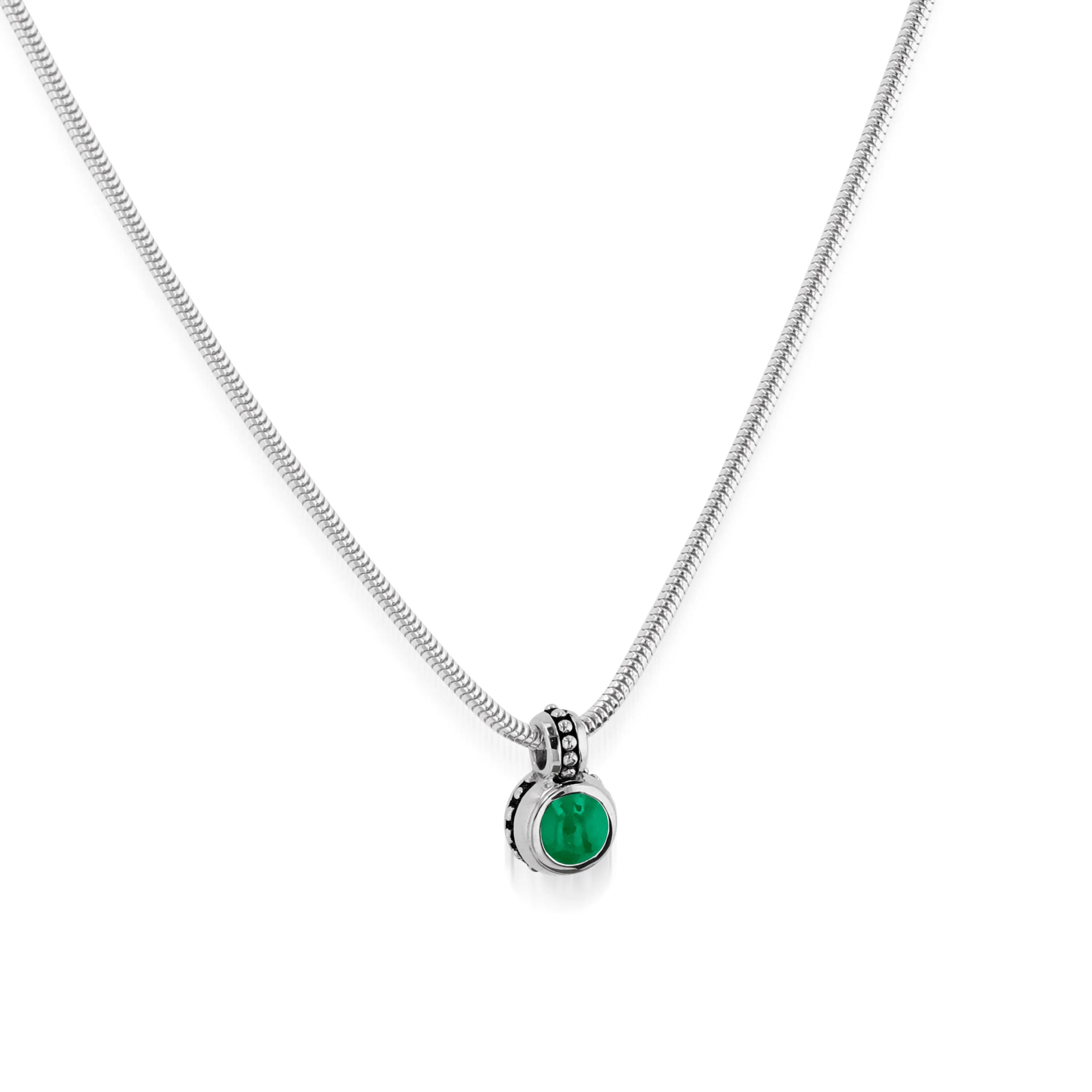 Antigua Birthstone Solitaire Pendant