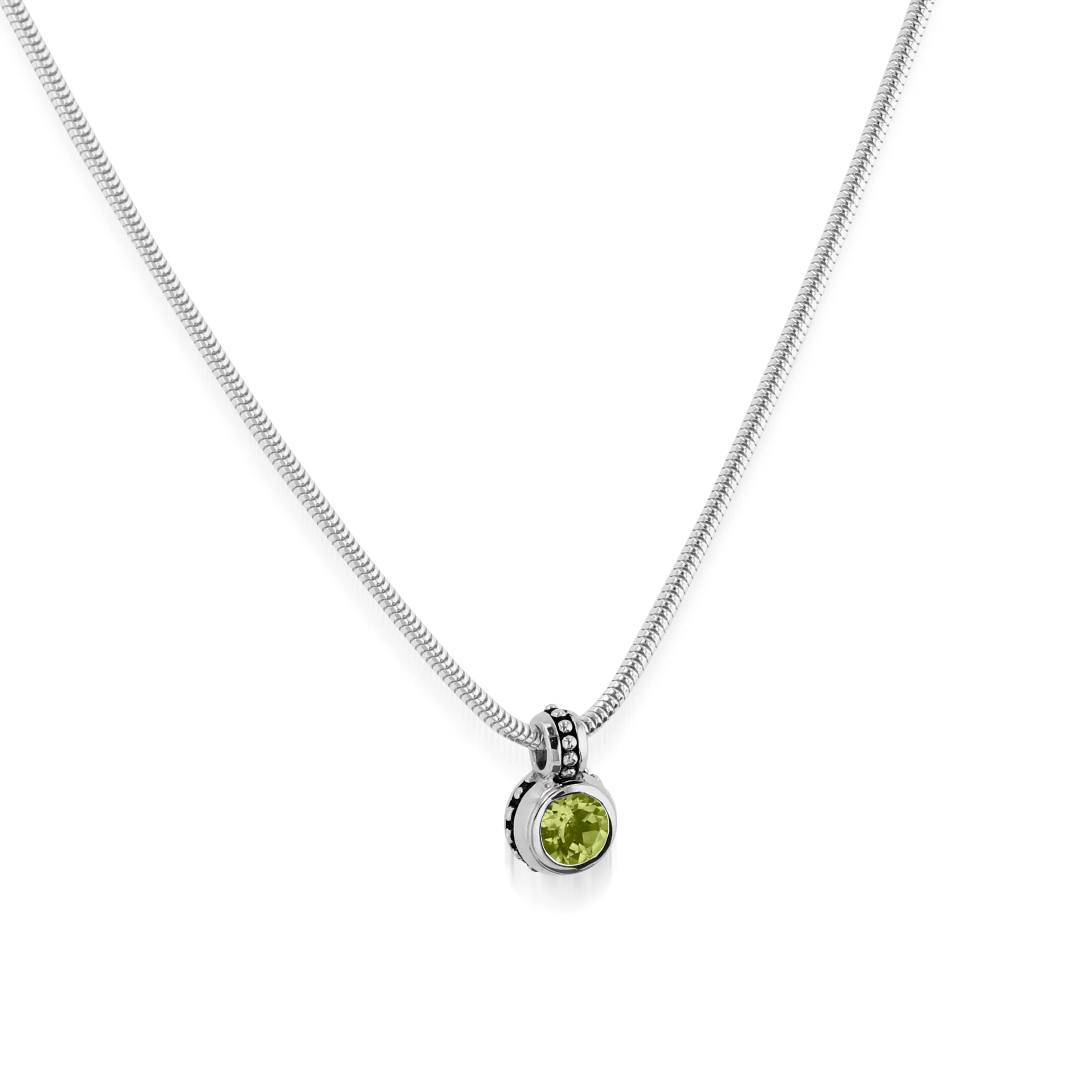Antigua Birthstone Solitaire Pendant