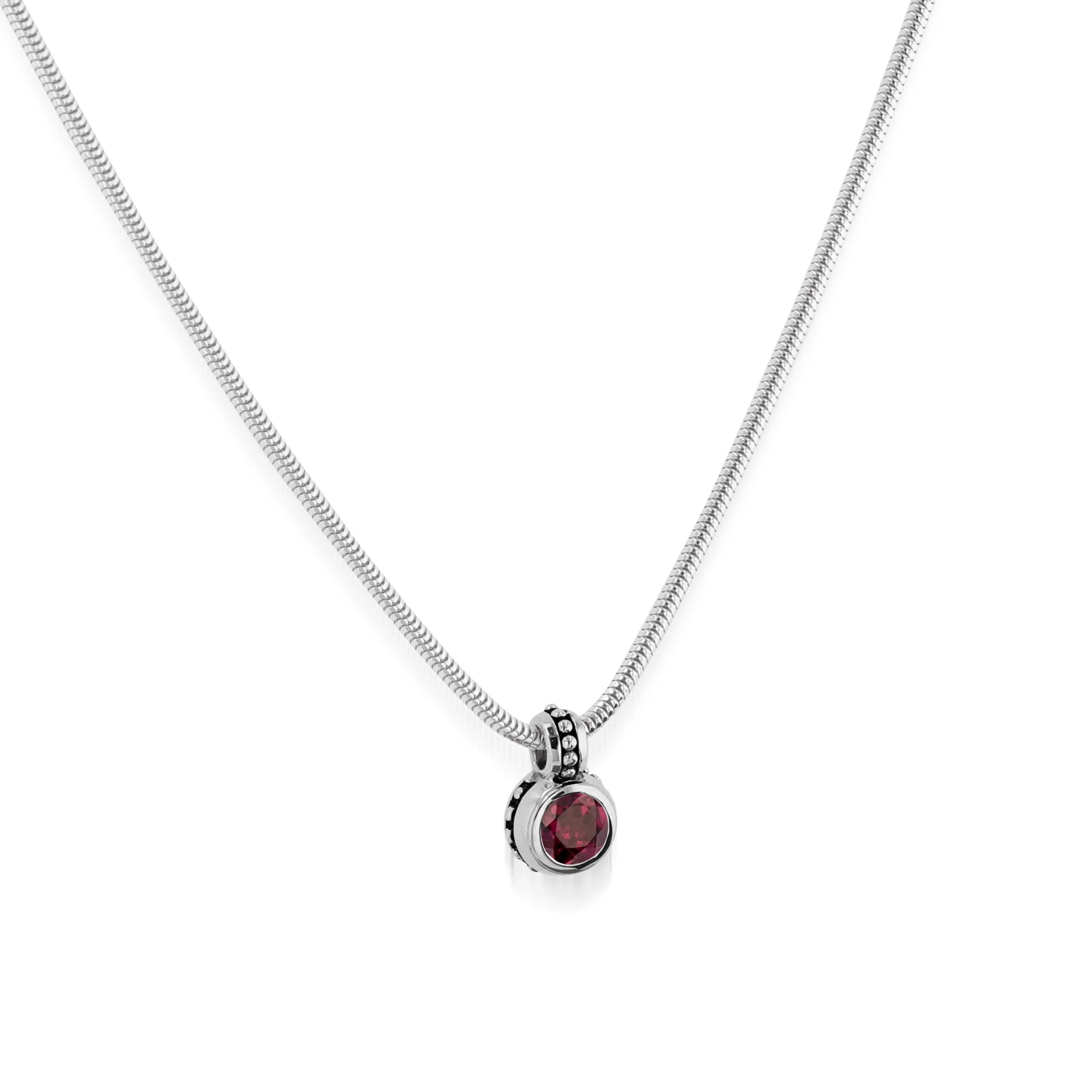 Antigua Birthstone Solitaire Pendant
