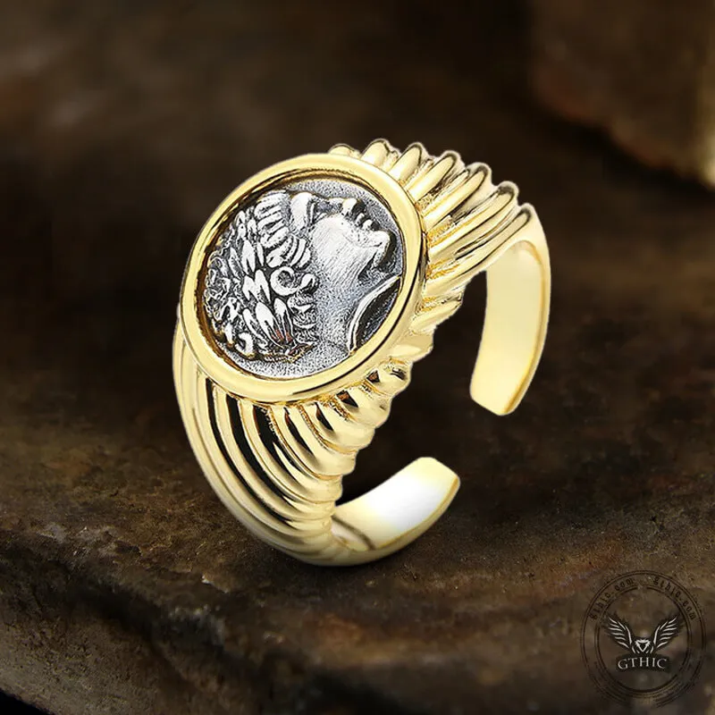 Apollo Sterling Silver Mythology Ring