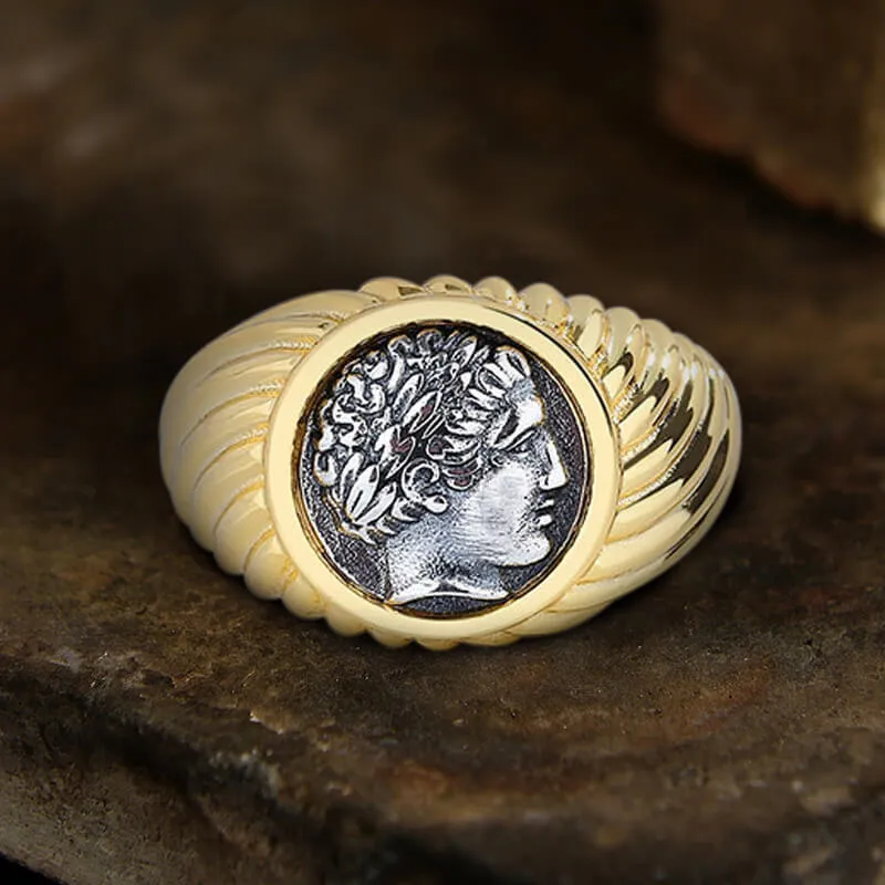 Apollo Sterling Silver Mythology Ring