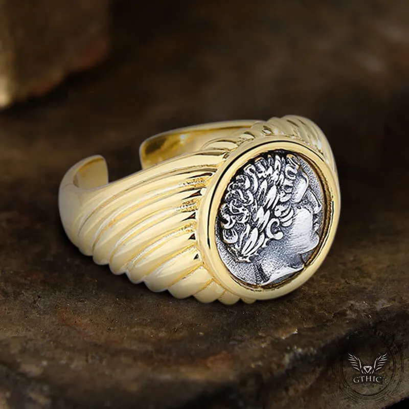 Apollo Sterling Silver Mythology Ring