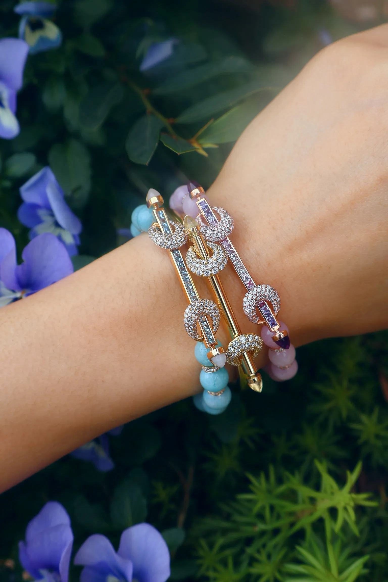 Aquamarine Chakra Bracelet