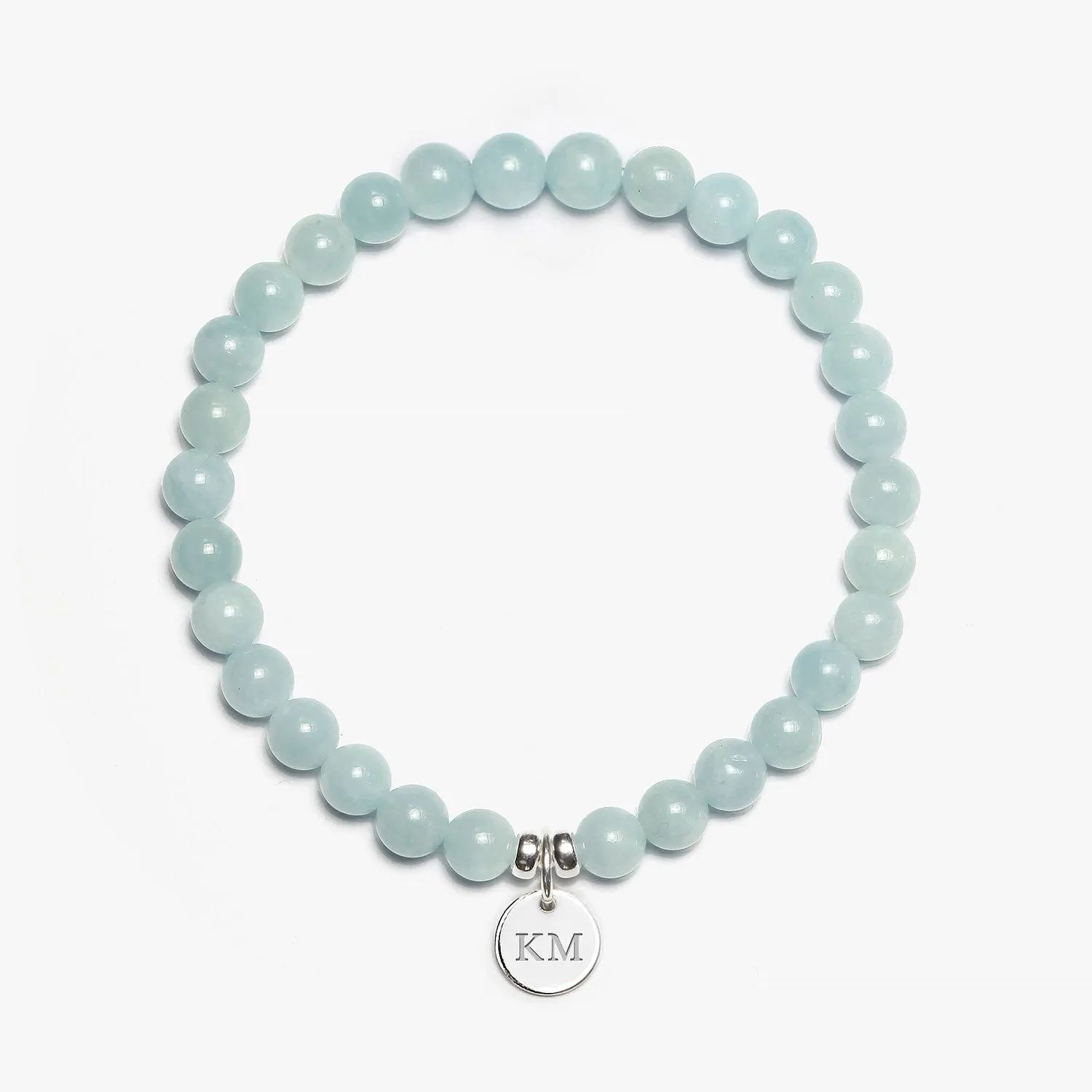 Aquamarine Crystal Gemstone Bracelet