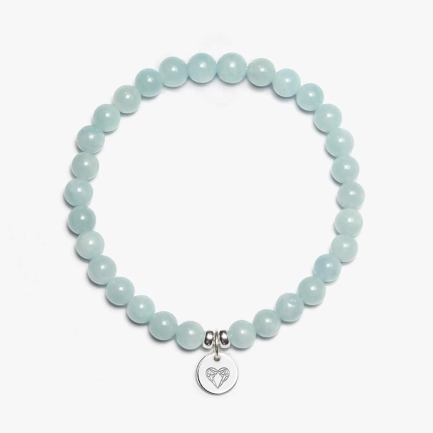 Aquamarine Crystal Gemstone Bracelet