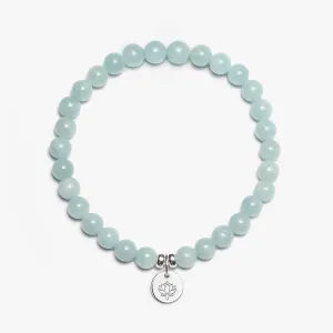 Aquamarine Crystal Gemstone Bracelet