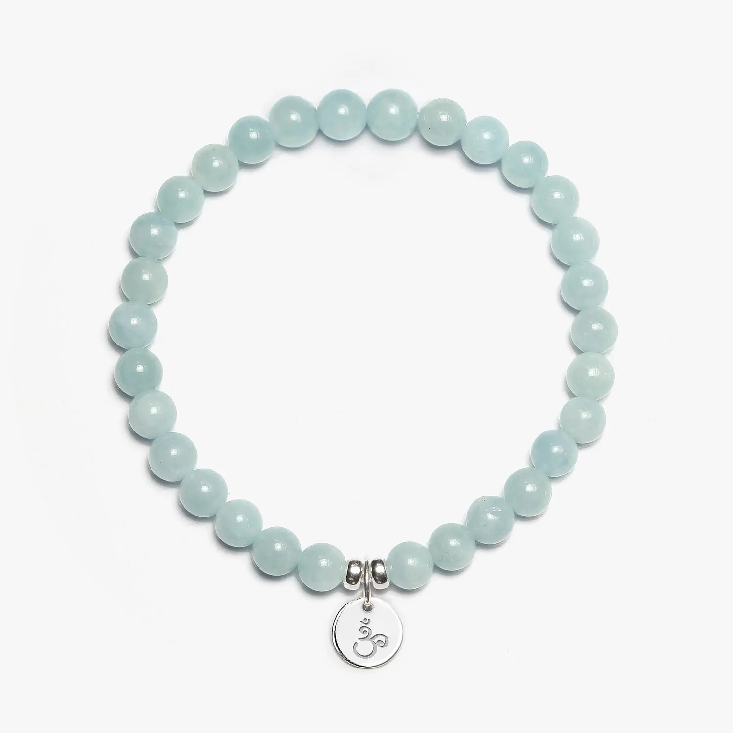 Aquamarine Crystal Gemstone Bracelet