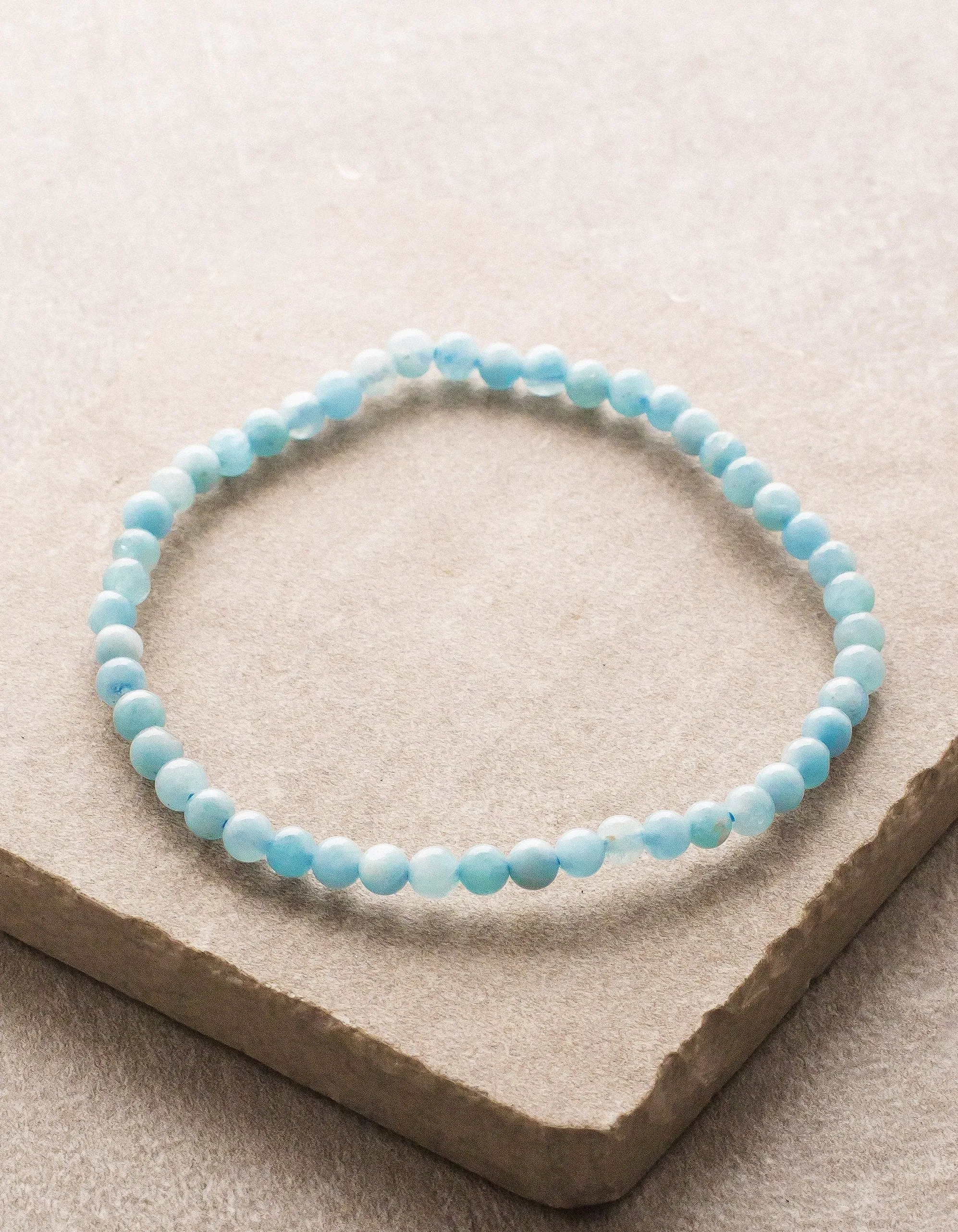 Aquamarine Mini Energy Gemstone Bracelet