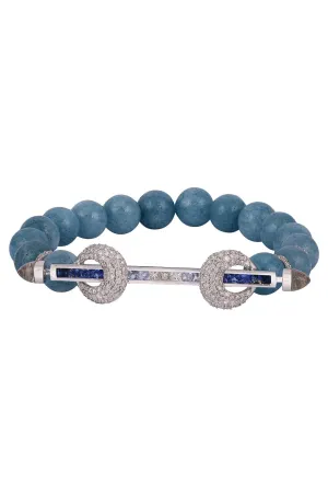 Aquamarine Ombre Chakra Bracelet