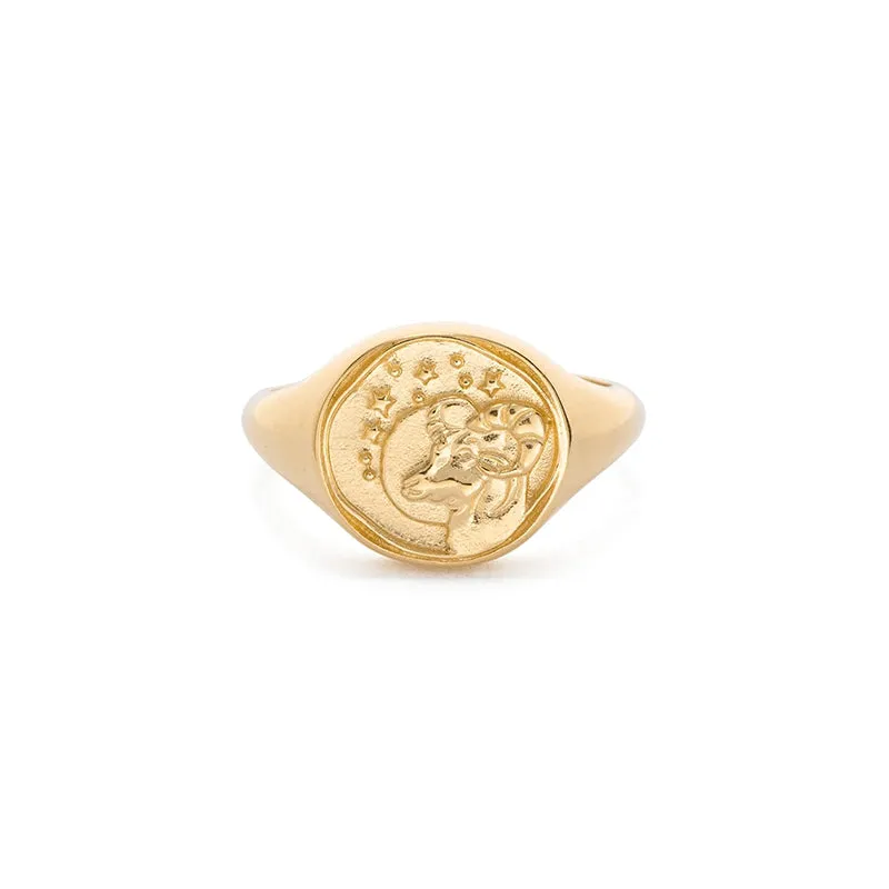 ARIES SIGNET RING