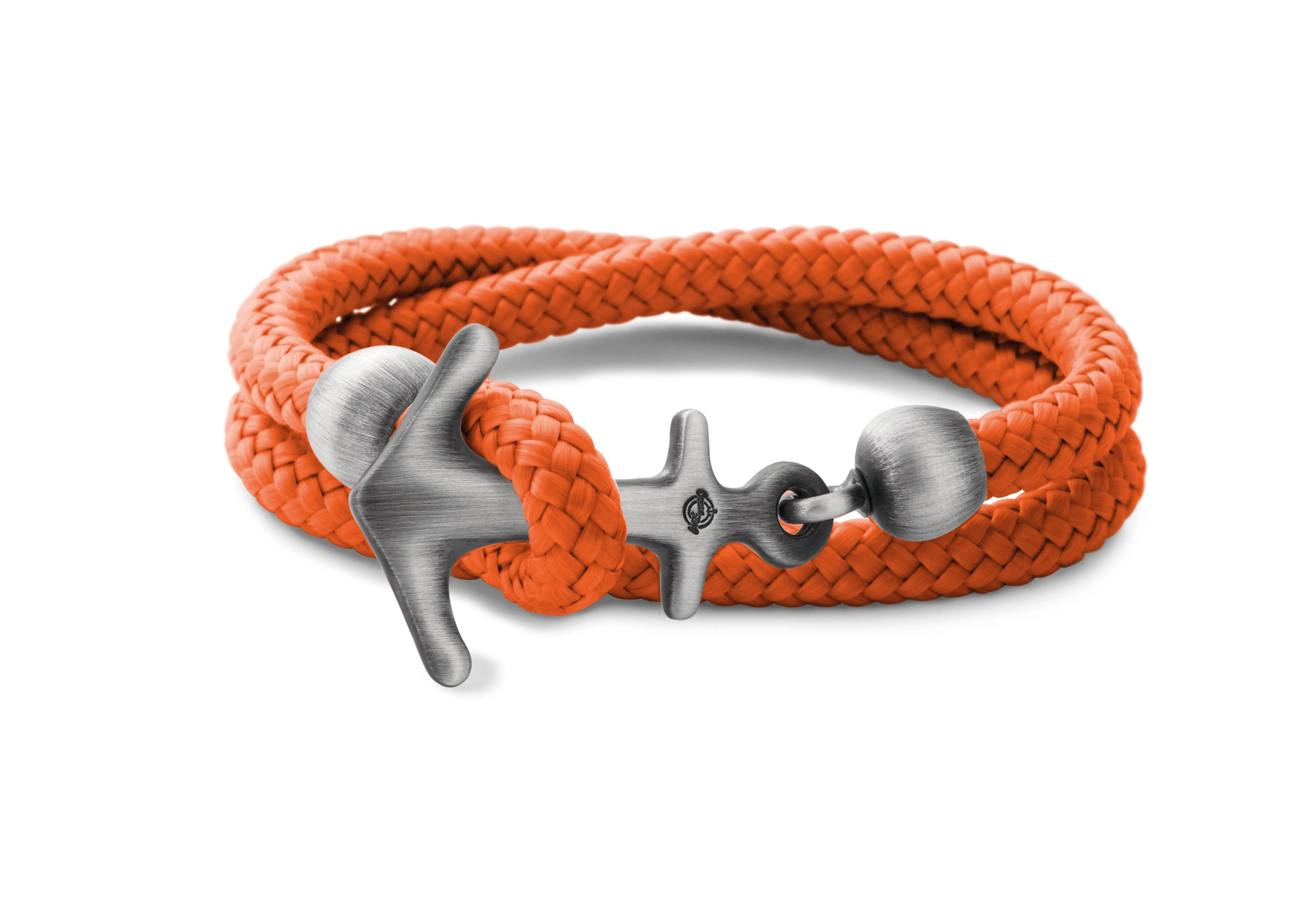 Big Anchor Bracelet in Sterling Silver Black