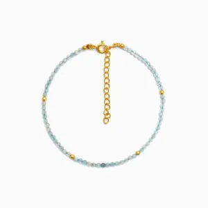 Bracelet Aquamarine Gold
