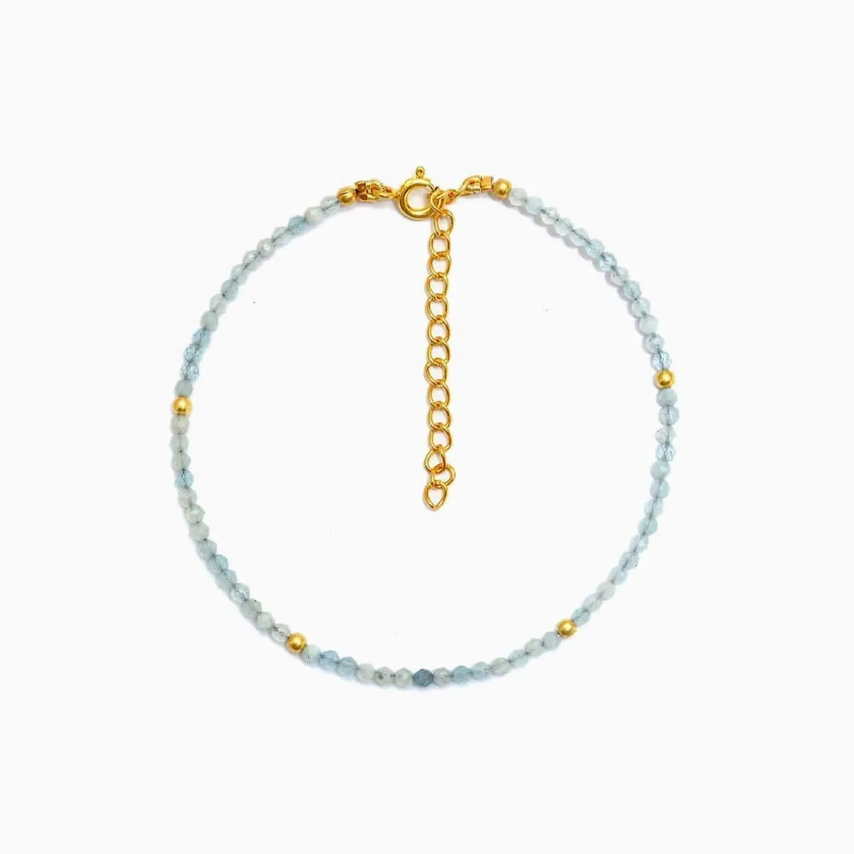 Bracelet Aquamarine Gold