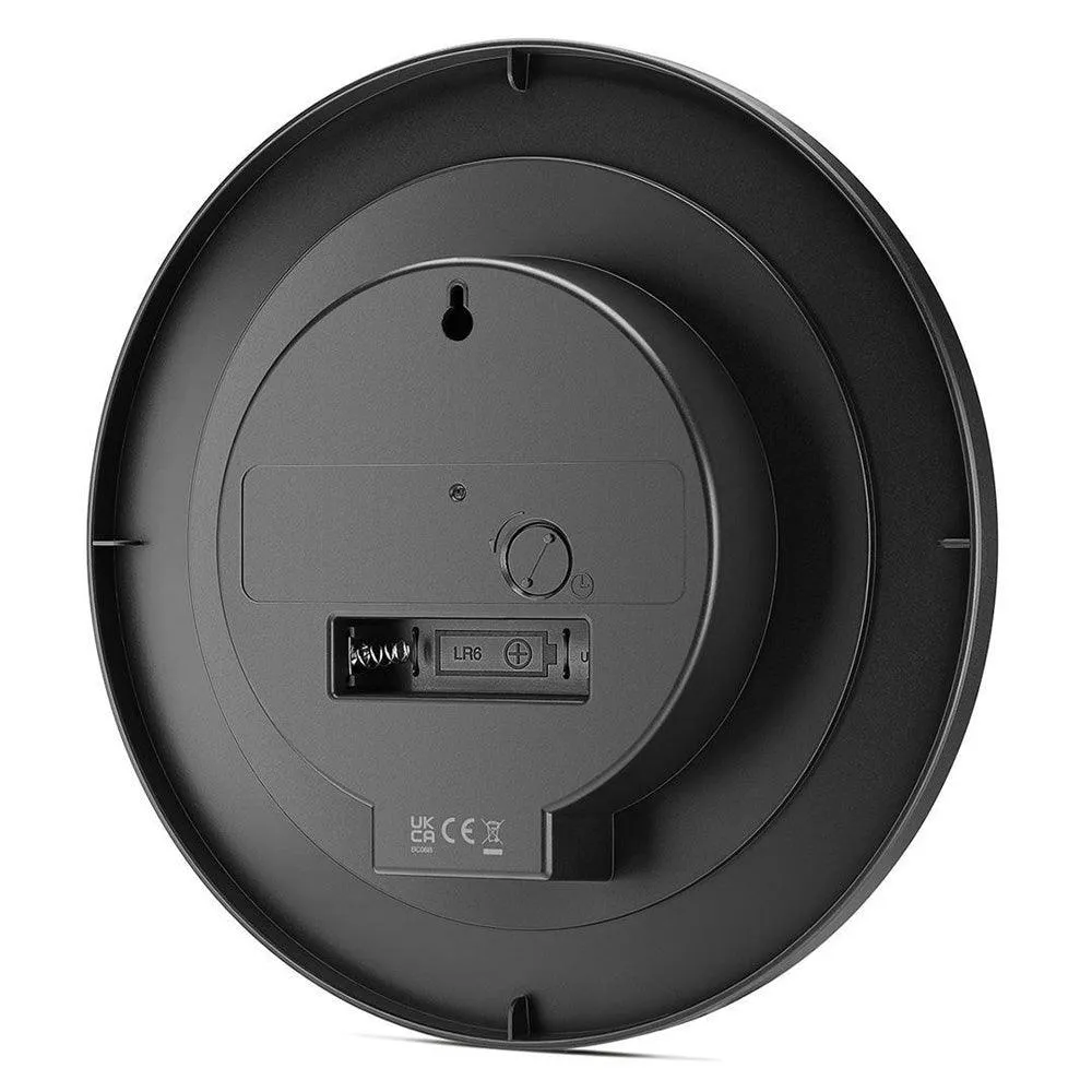 Braun Classic 20cm Black Wall Clock BC06B