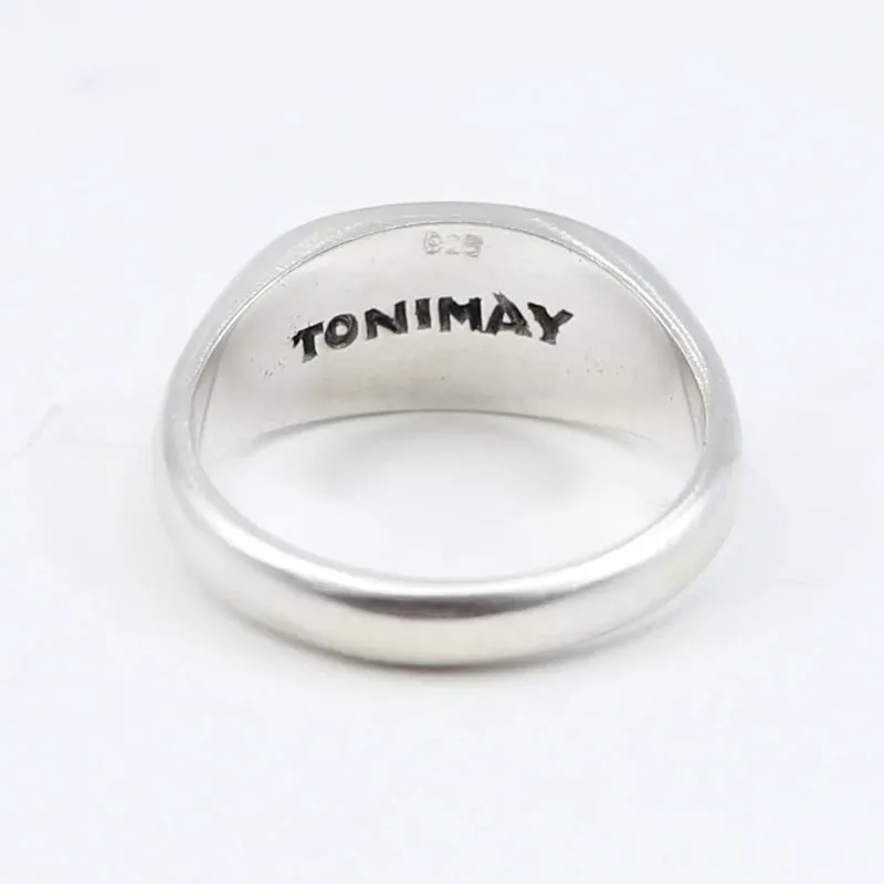 BRUSHED SIGNET RING