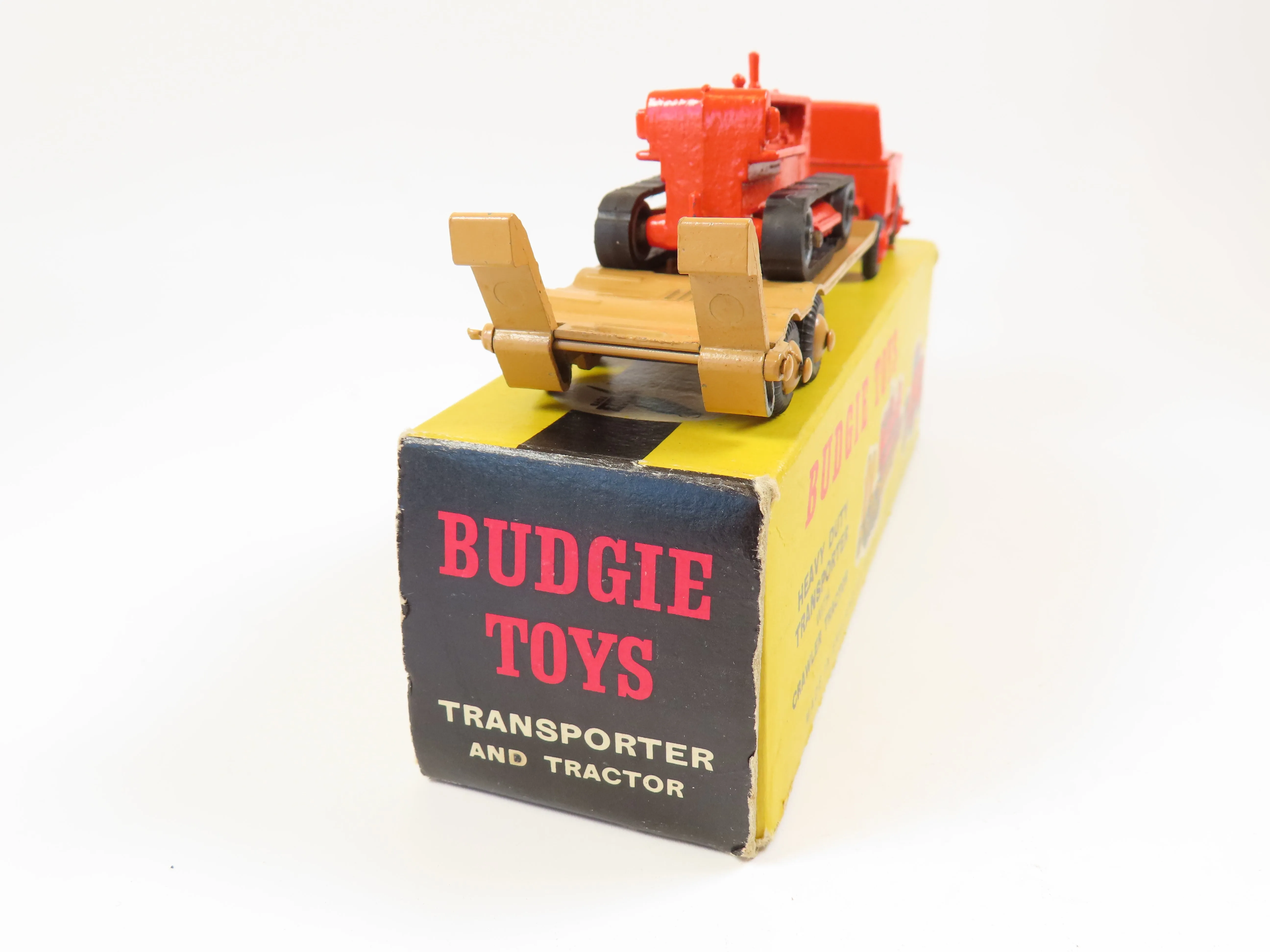 Budgie Toys Heavy Duty Transporter & Crawler Tractor, Very Near Mint/Boxed!