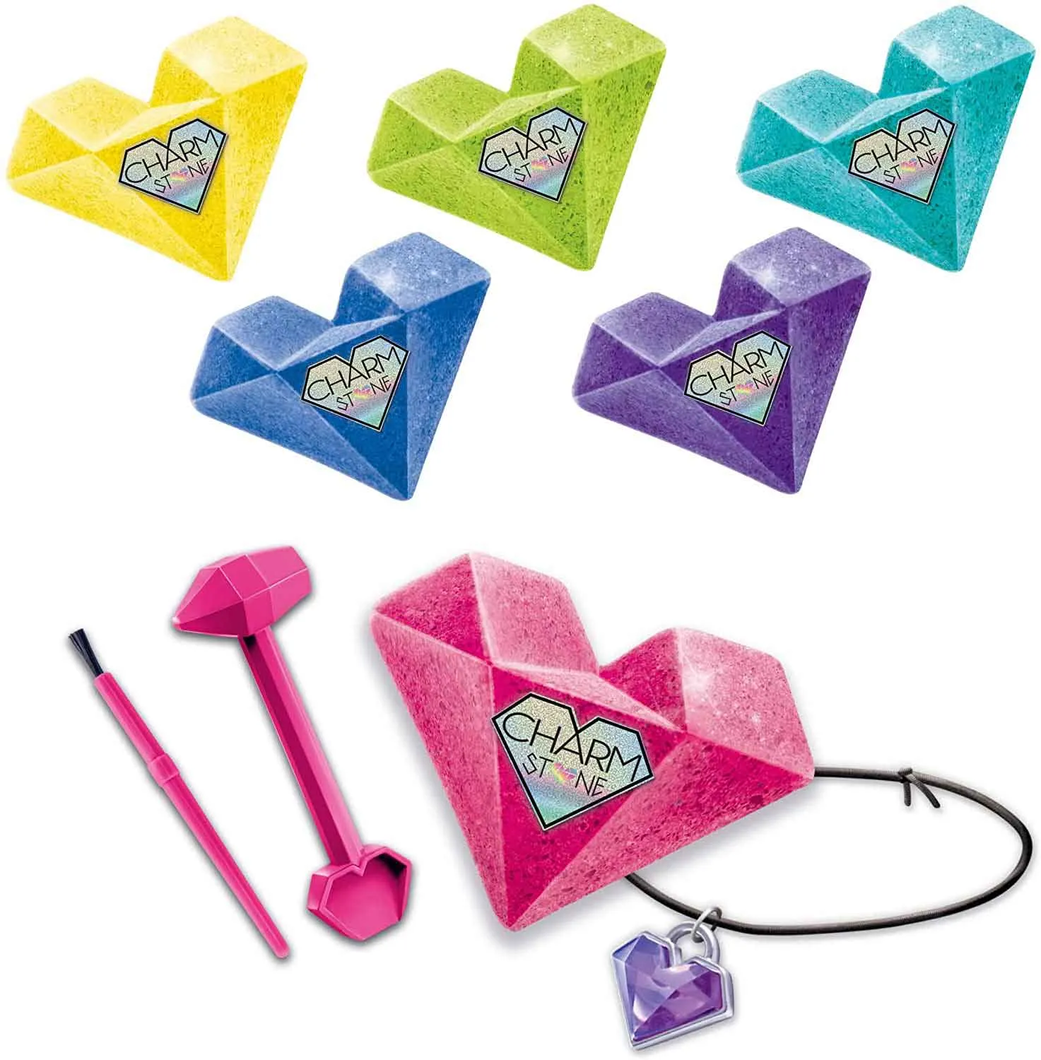 Charm Stone Bracelet Digging Kit - Yellow (Series 1)