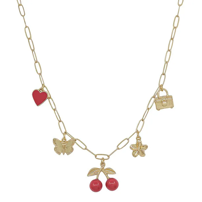 Cherry Charm Necklace
