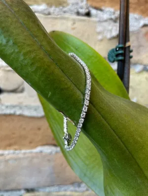 Cubic Zirconia Tennis Bracelet