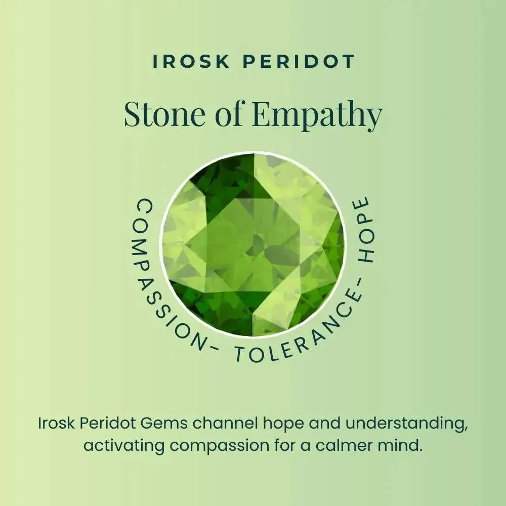 Dazzling Pear Peridot Pendant: The Ultimate August Birthstone | Irosk ®