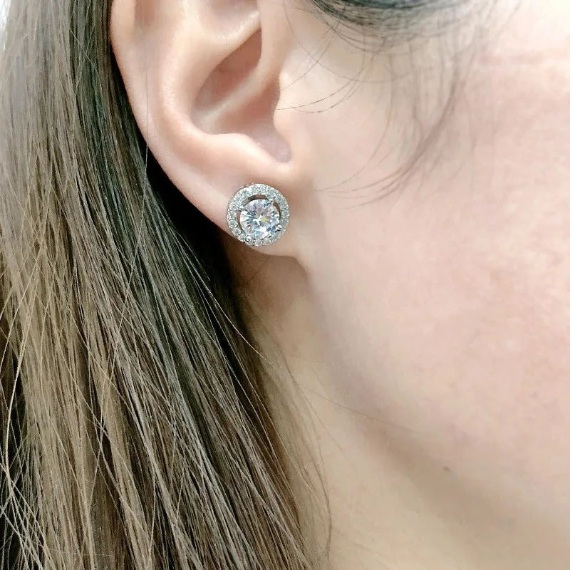 Deluxe Zircon Adorned Jewelry Set