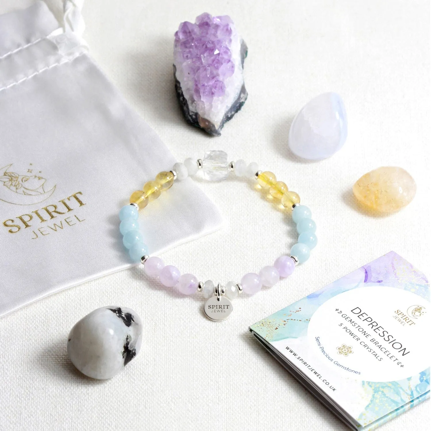 Depression Crystal Healing Bracelet