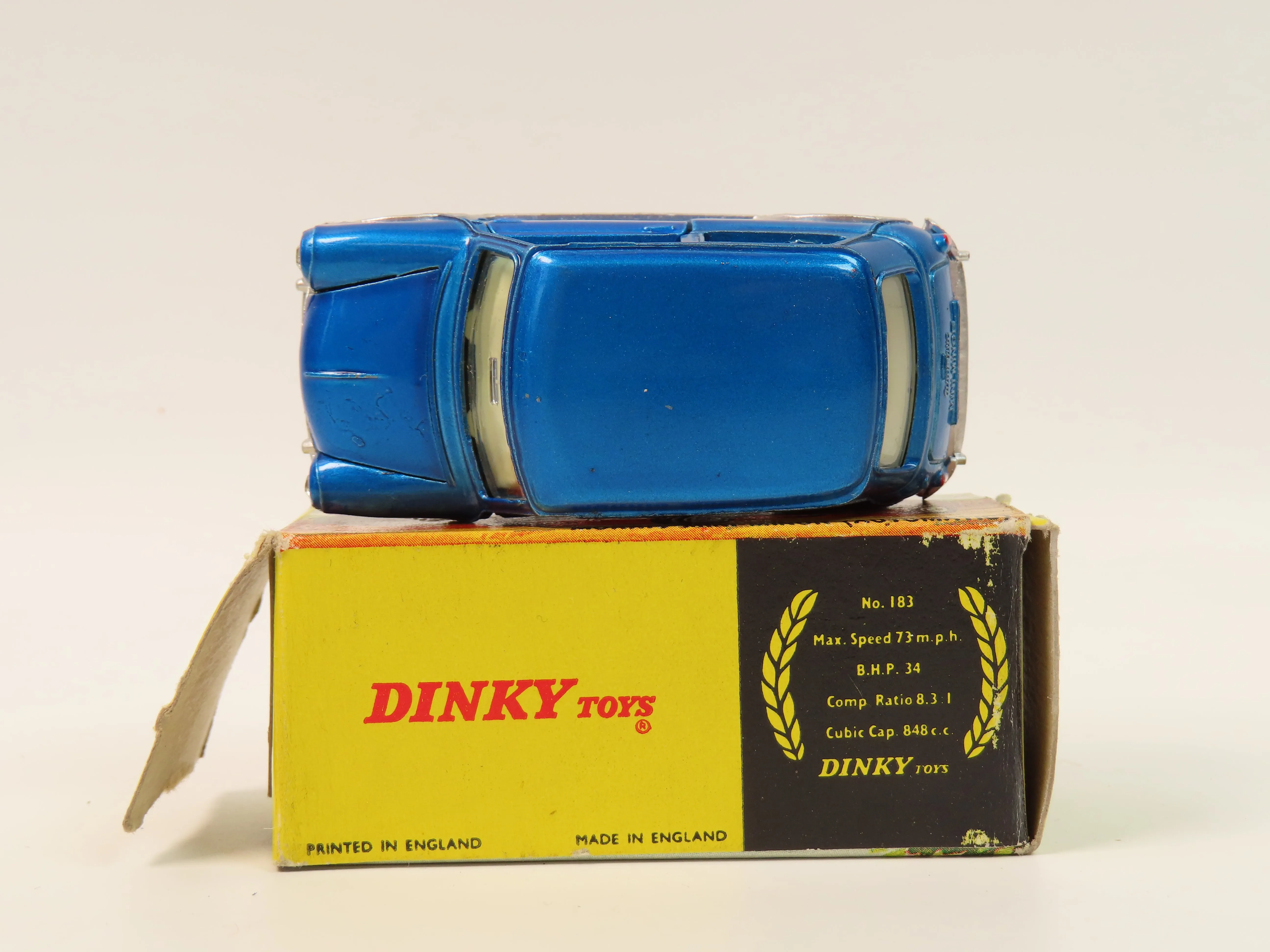 Dinky 183 Morris Mini-Minor, Very Near Mint/Boxed! Scarce colour!