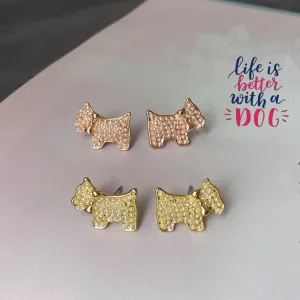 Doggy Mini Pearls Earrings