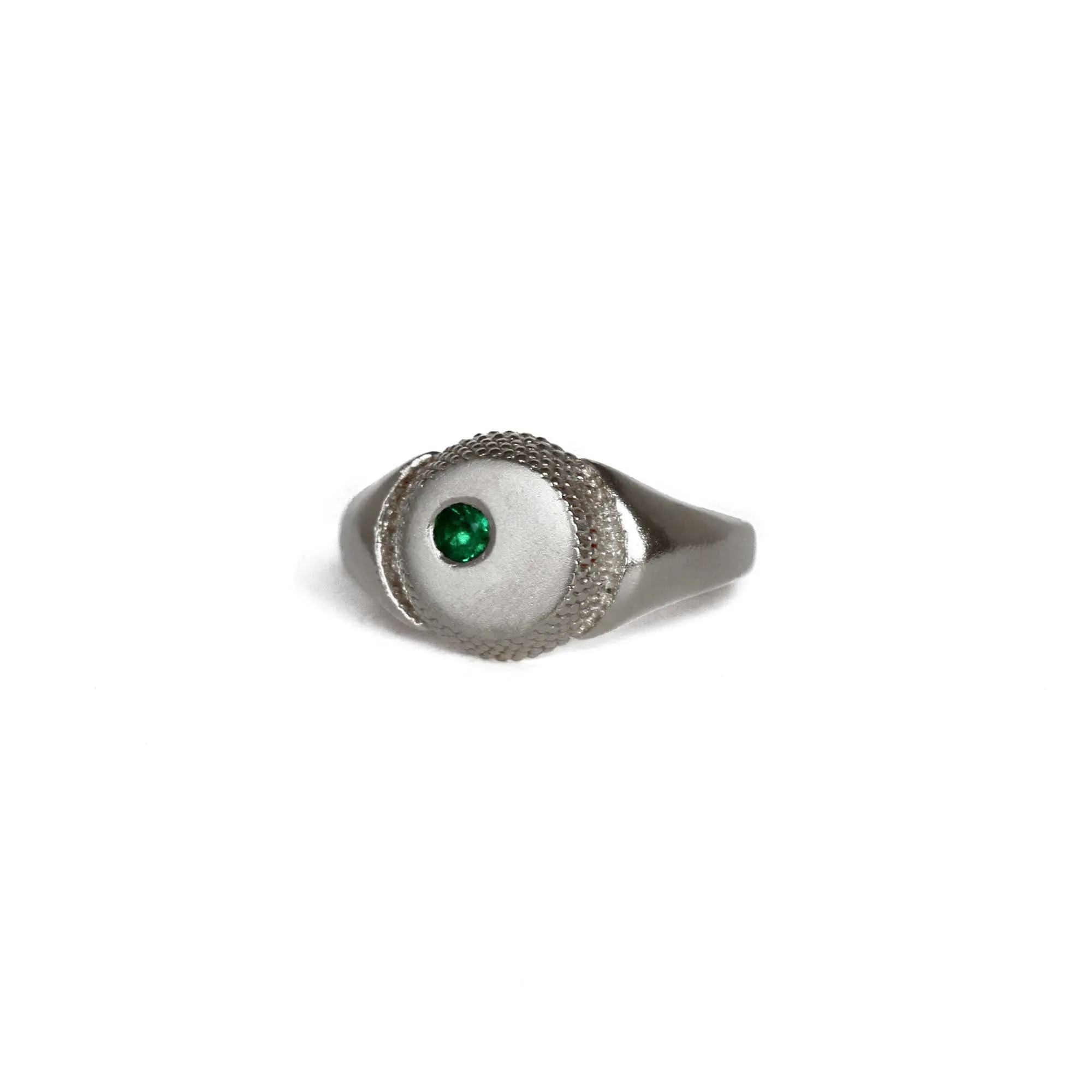 Emerald Paragon Signet Ring