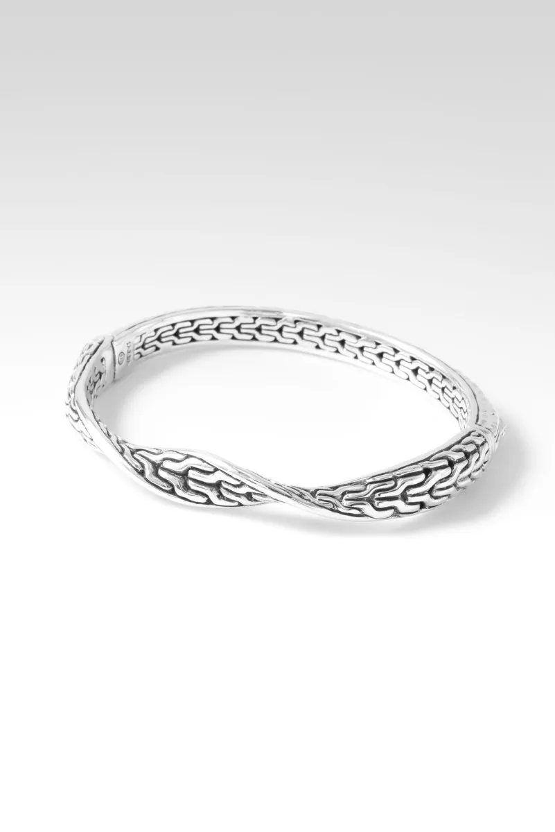 Endless Laughter Bangle™ in Chainlink