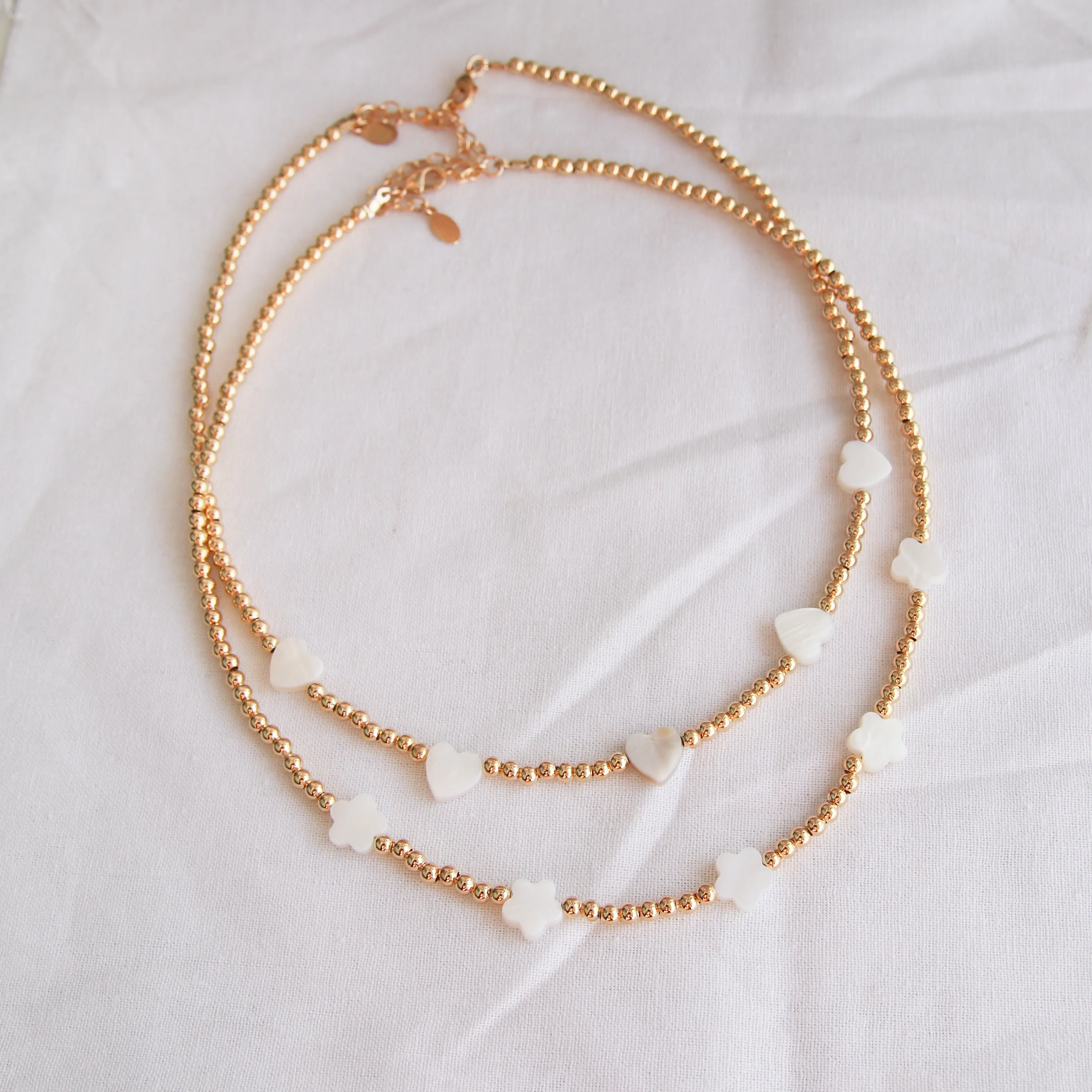 Flower X Gold Ball Choker