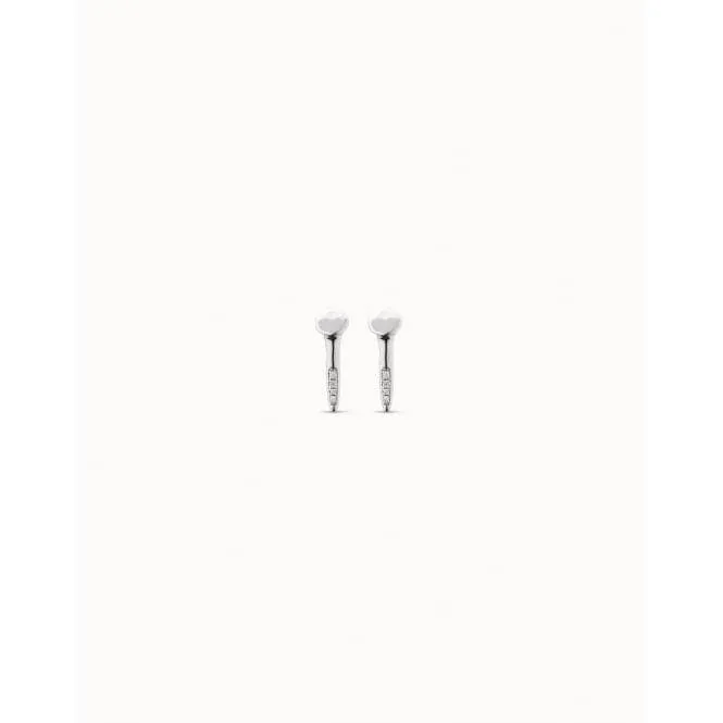 Heritage Topaz White Brass Topazs Earrings