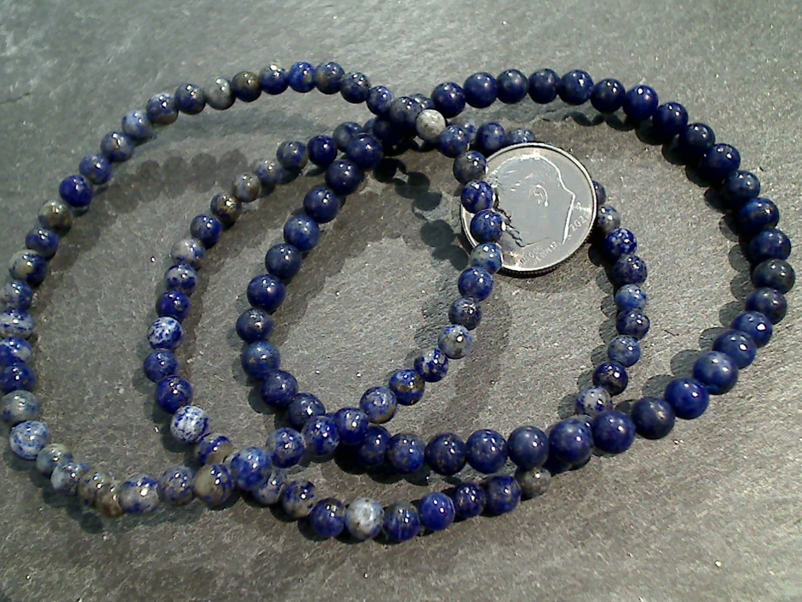 Lapis Lazuli 4MM Stretch Bracelet